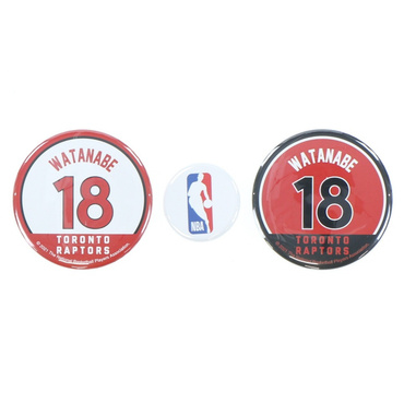 缶バッチ 3個セット 渡邊雄太 RAPTORS