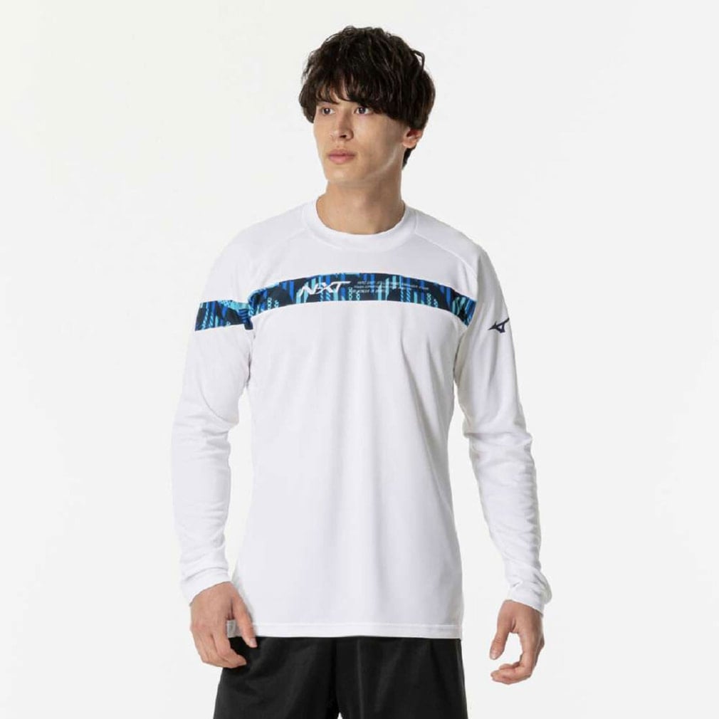 N-XTプラクティスシャツ(長袖)(ホワイト-S)