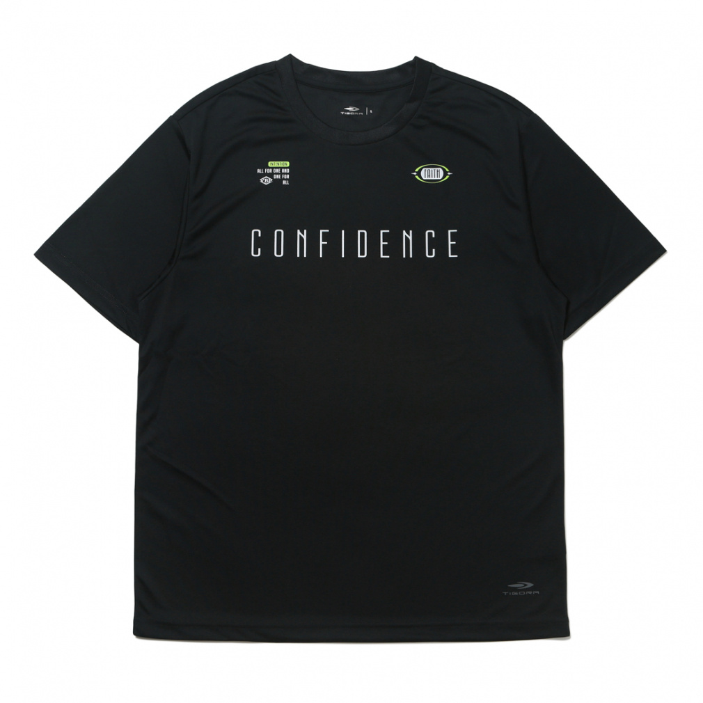 グラフィックTシャツ(ブラック-S)