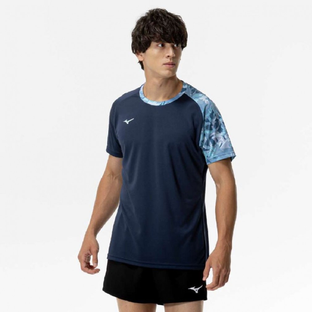 ミズノ メンズ レディス バレーボール 半袖Tシャツ プラクティスシャツ V2MAC010 MIZUNO
