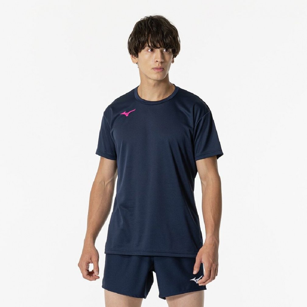 ミズノ メンズ レディス バレーボール 半袖Tシャツ Basicプラクティス