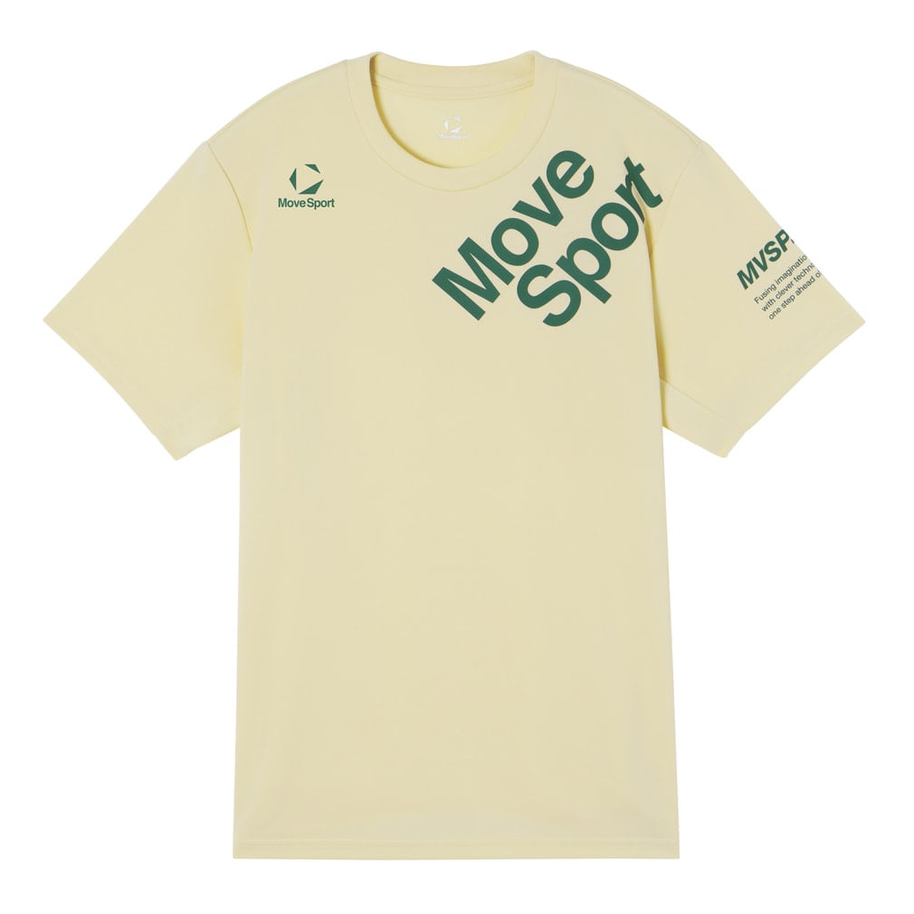 スポーツデポ・アルペン限定 バレーボール 半袖プラクティスシャツ(オフホワイト-S)