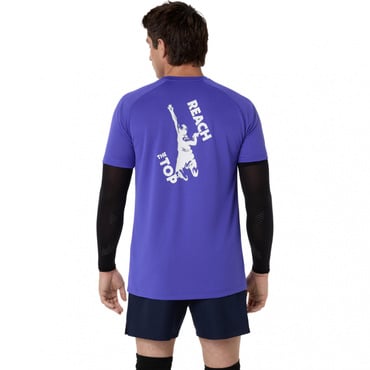 アシックス メンズ レディス バレーボール 半袖Tシャツ 2025年