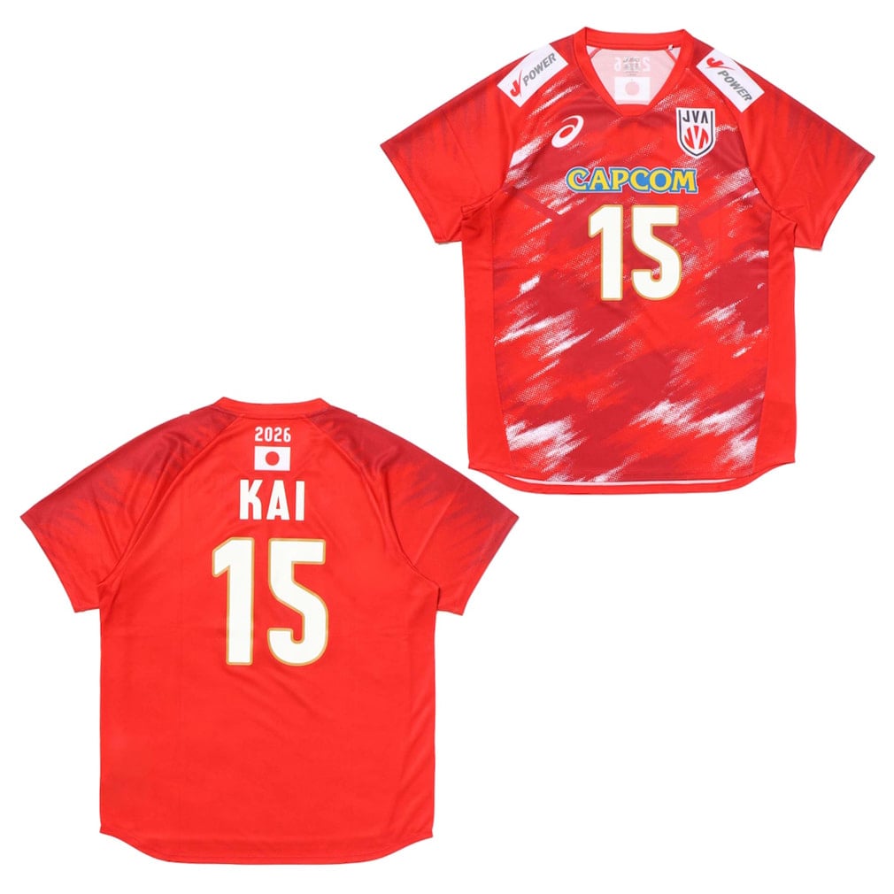アシックス バレーボール 半袖Tシャツ 2026 バレーボール男子日本代表