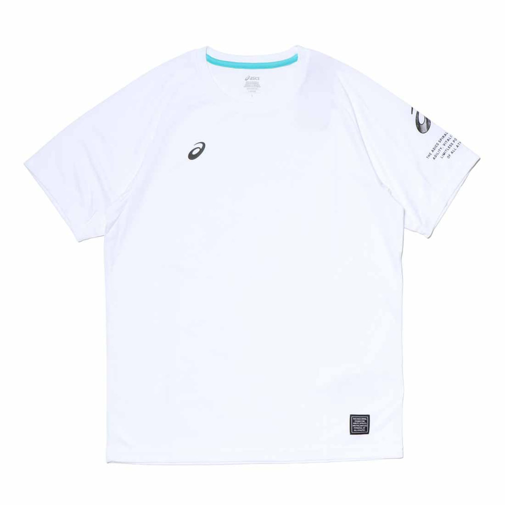アシックス メンズ レディス バレーボール 半袖Tシャツ DRY LOGO