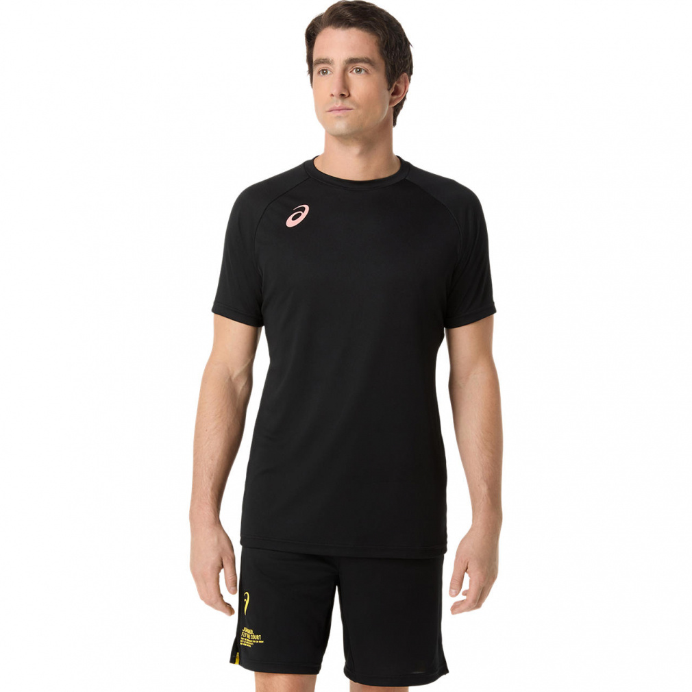 アシックス メンズ レディス バレーボール 半袖Tシャツ 半袖プラクティスシャツ(シーナリー) 2053A247 asics