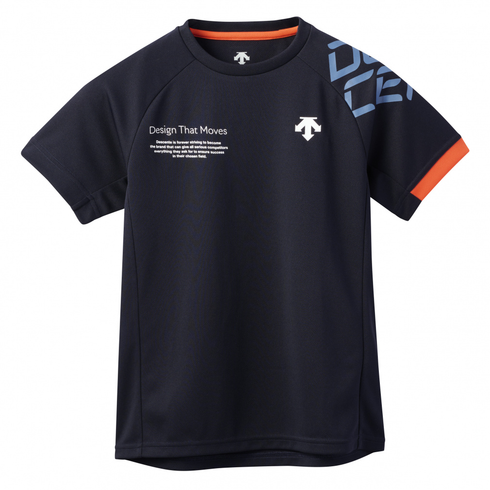 デサント メンズ レディス バレーボール 半袖プラクティスシャツ 半袖バレーシャツ DV5SHT03J DESCENTE