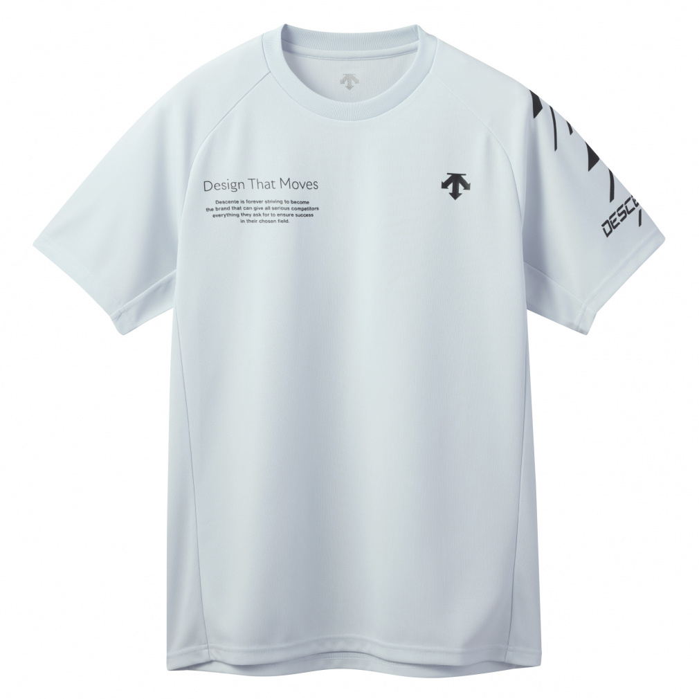 デサント メンズ レディス バレーボール アルペン・スポーツデポ限定デザイン 半袖プラクティスシャツ 半袖バレーシャツ DV5SHTA1UB DESCENTE