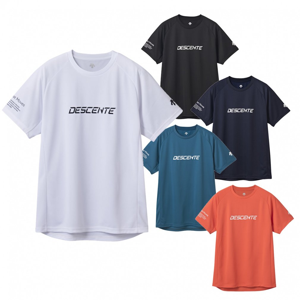 デサント メンズ レディス バレーボール 半袖プラクティスシャツ 半袖バレーシャツ DV5SHT05U DESCENTE