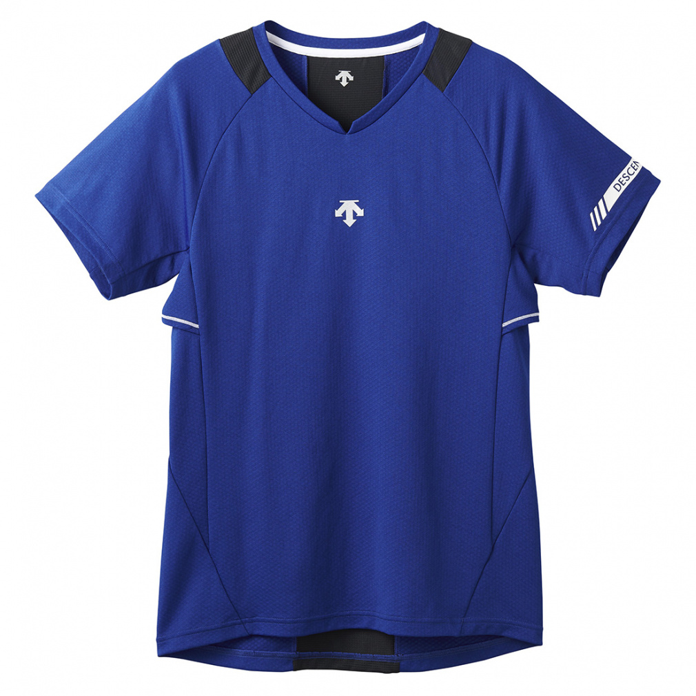 デサント メンズ レディス バレーボール 半袖プラクティスシャツ 半袖バレーボールシャツ DV4FHT01U DESCENTE