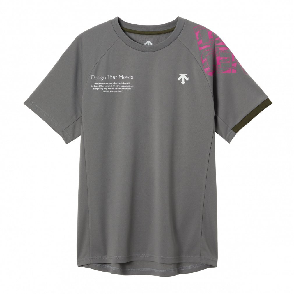 デサント メンズ レディス バレーボール 半袖プラクティスシャツ 半袖バレーボールシャツ DV5FHT02U DESCENTE