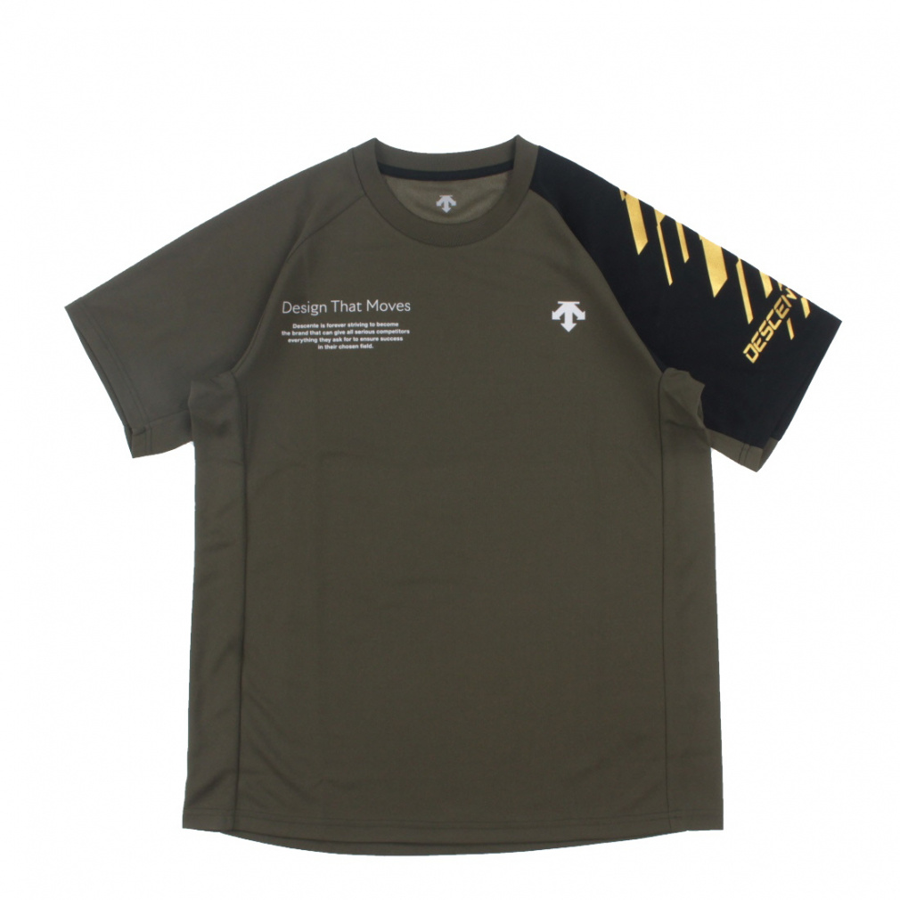 デサント メンズ レディス アルペン・スポーツデポ限定デザイン バレーボール 半袖プラクティスシャツ 半袖バレーボールシャツ DV5FHTA1UB DESCENTE