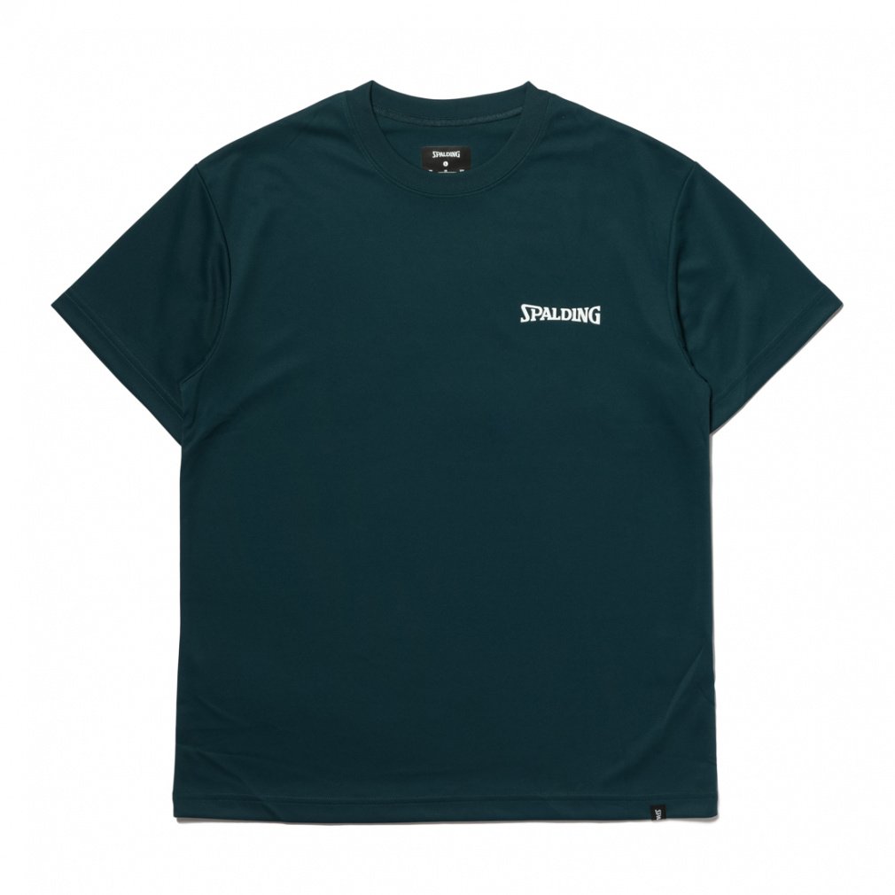 スポルディング メンズ レディス バレーボール 半袖プラクティスシャツ Tシャツ ウェイビー ネット MFTG バック SMT24016 SPALDING