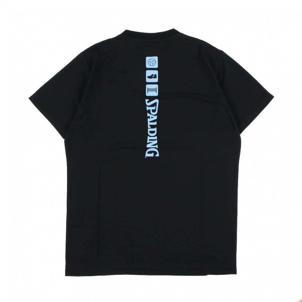 スポルディング メンズ レディス バレーボール 半袖プラクティスシャツ バレーボールTシャツ アイコン SMT23066V SPALDING