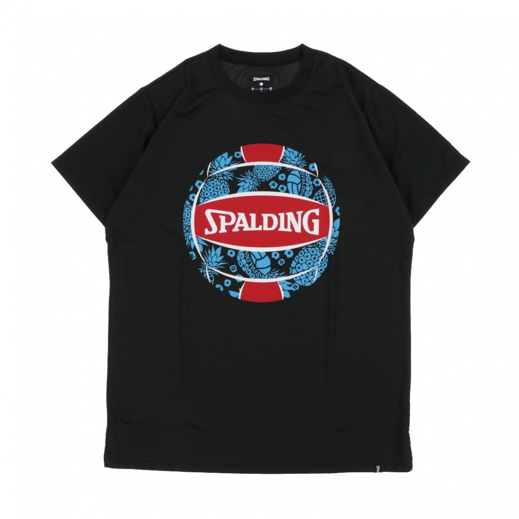 スポルディング メンズ レディス バレーボール 半袖プラクティスシャツ バレーボールTシャツ トロピカル SMT210590 SPALDING