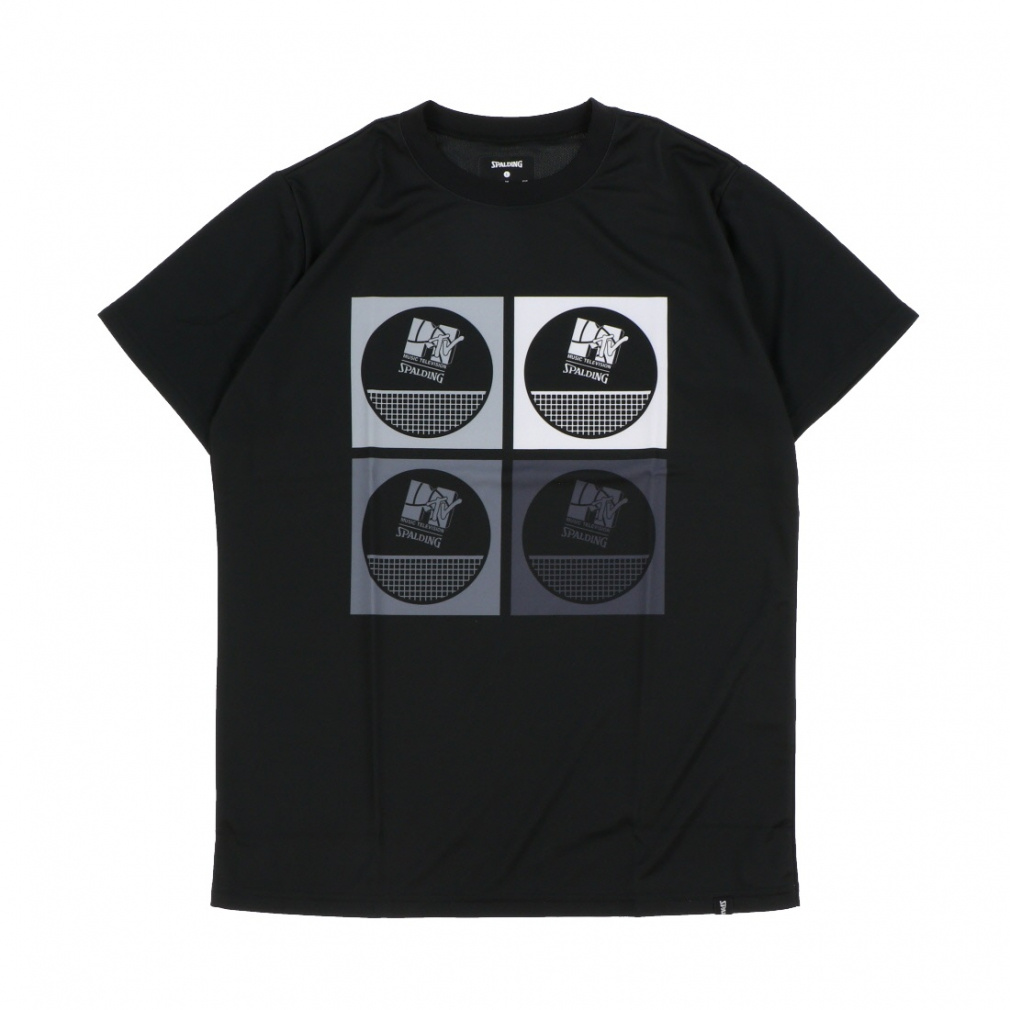 スポルディング メンズ レディス バレーボール 半袖プラクティスシャツ バレーボールTシャツ MTV オーバーザネット SMT210650 SPALDING