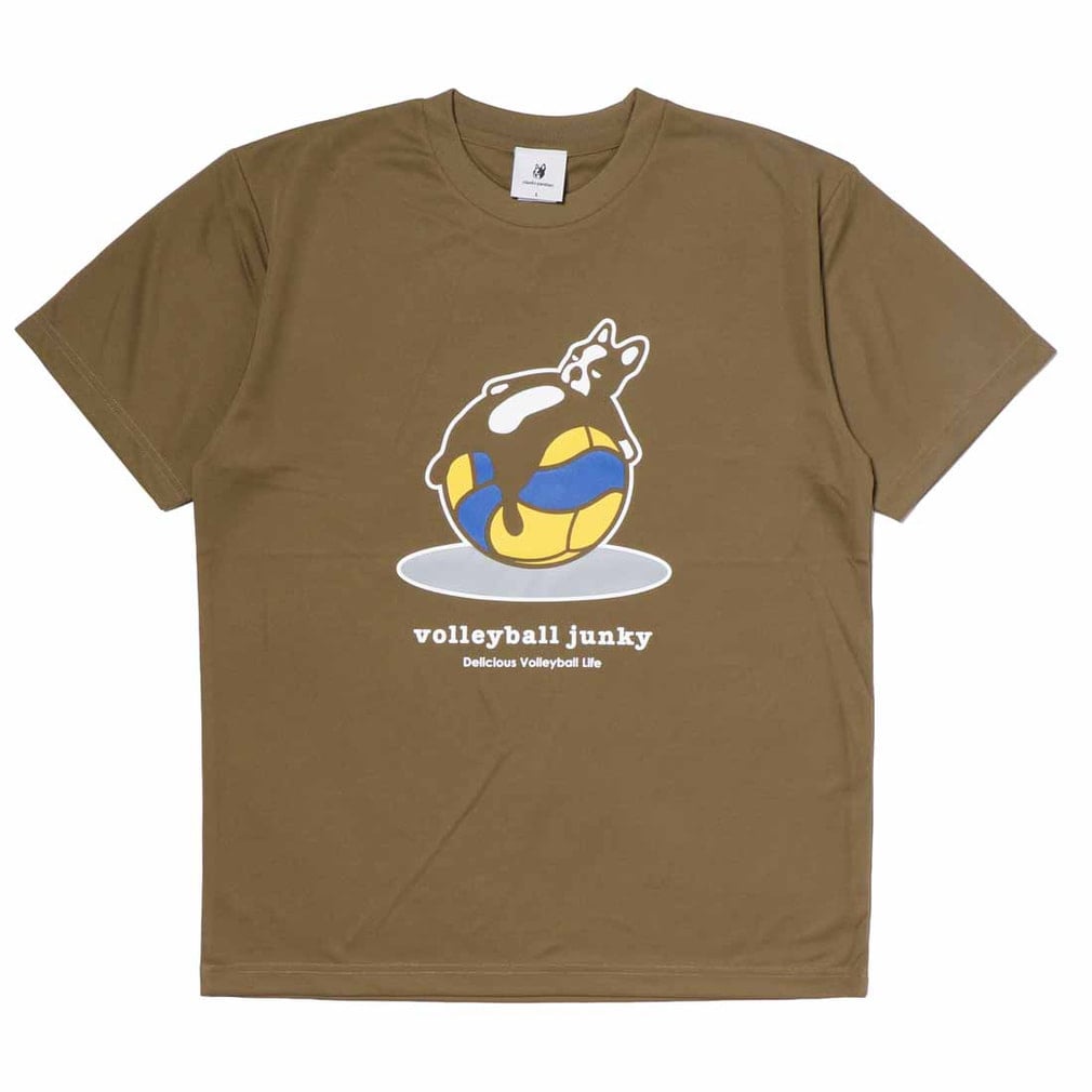 バレーボールジャンキー メンズ レディス バレーボール 半袖Tシャツ