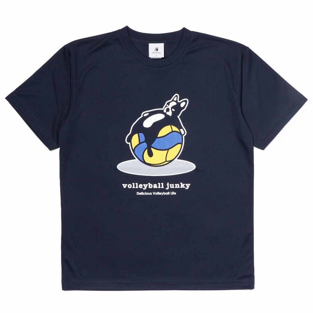 バレーボールTシャツ バレーボールジャンキー メンズ レディス バレーボール 半袖Tシャツ