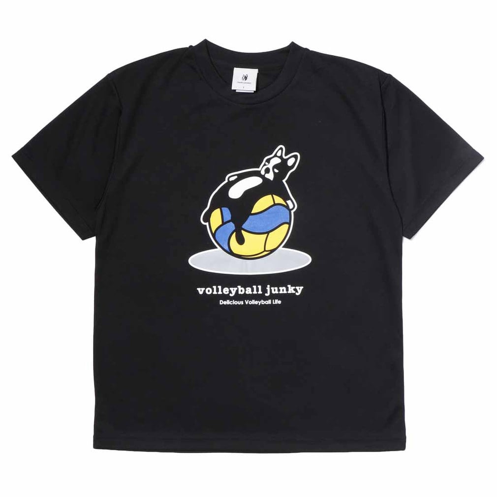 バレーボールジャンキー メンズ レディス バレーボール 半袖Tシャツ