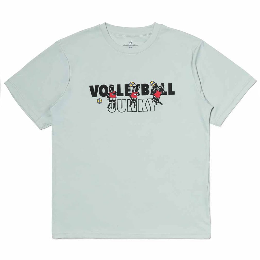 バレーボールジャンキー メンズ レディス バレーボール 半袖Tシャツ