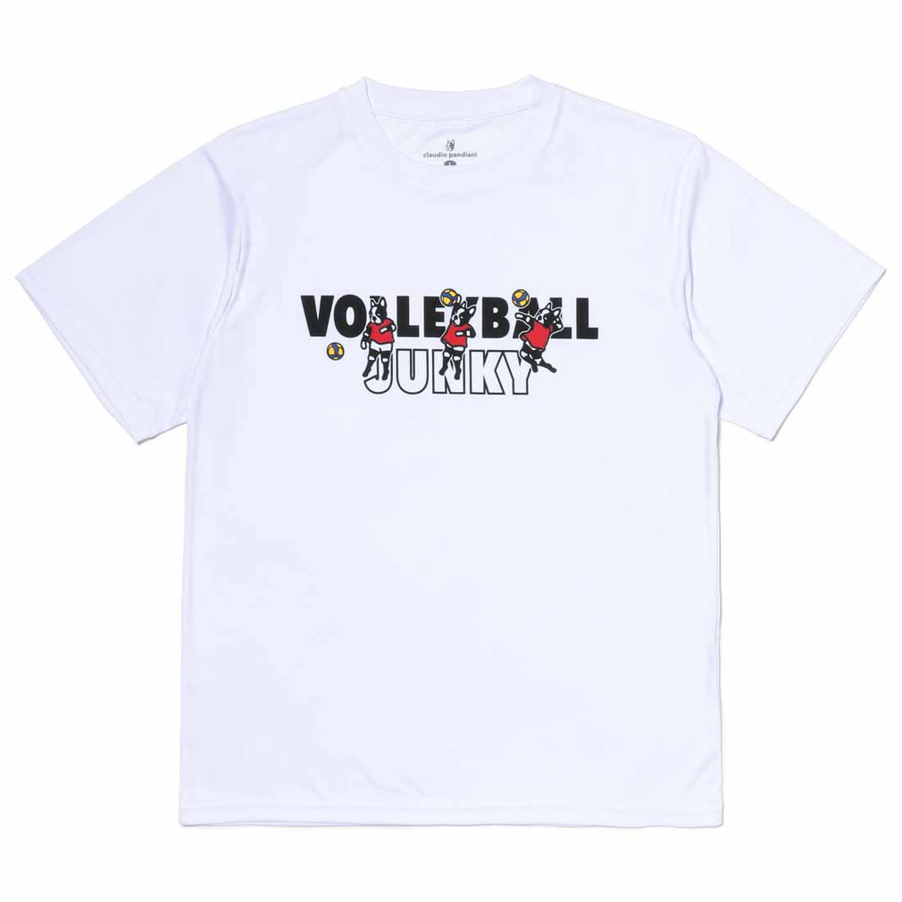 バレーボールジャンキー メンズ レディス バレーボール 半袖Tシャツ