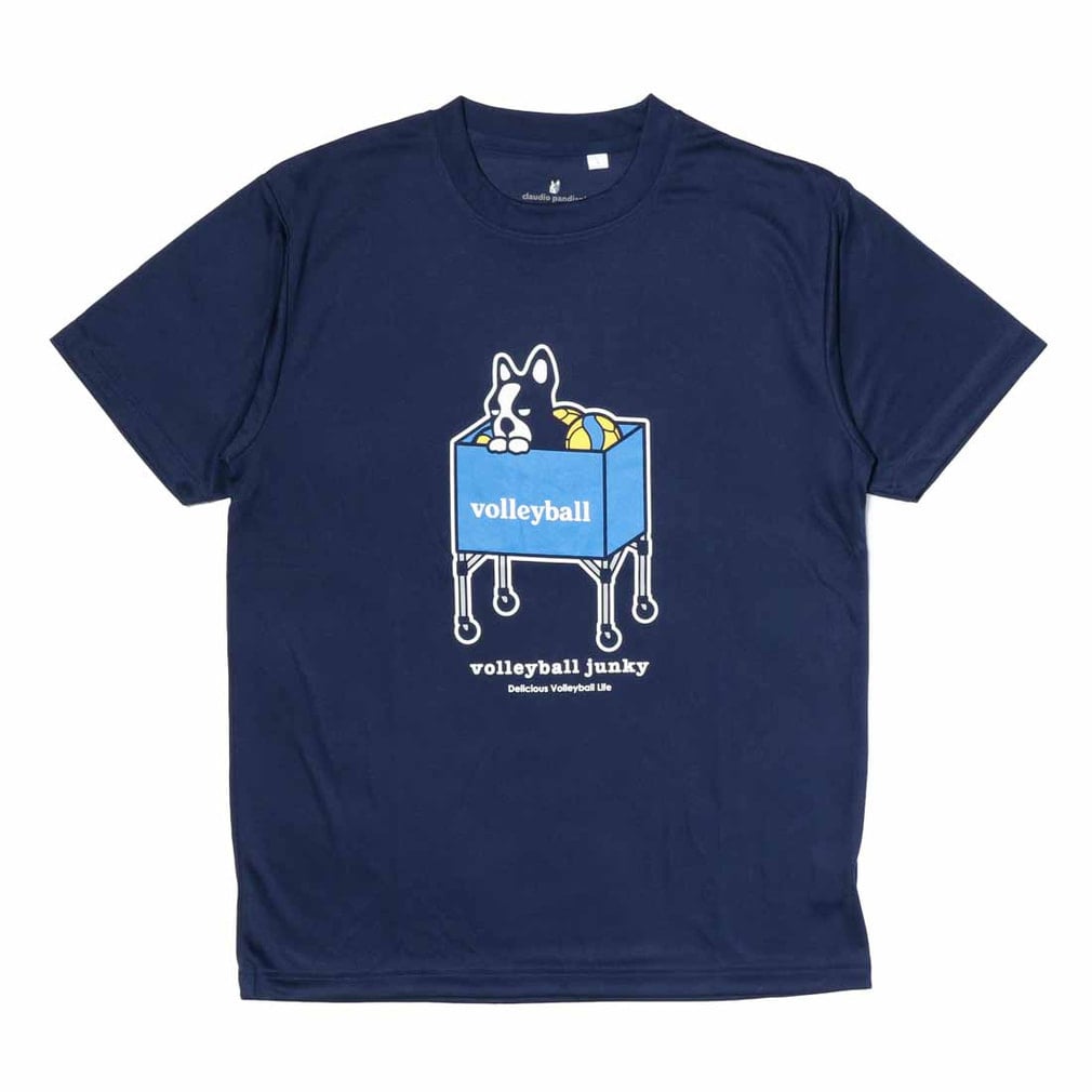 バレーボールジャンキー メンズ レディス バレーボール 半袖Tシャツ