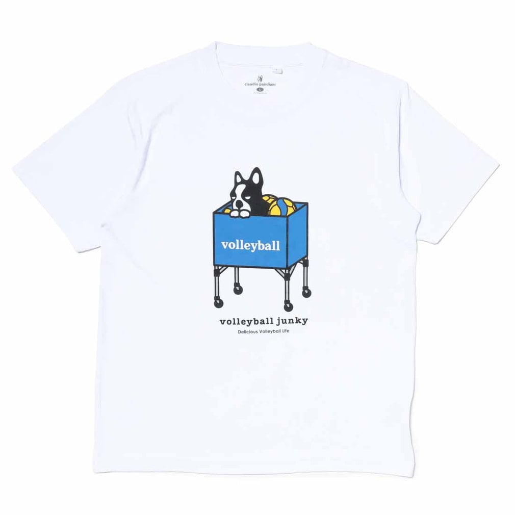 バレーボールジャンキー メンズ レディス バレーボール 半袖Tシャツ