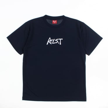 DRY Tシャツ BK- BALL GRADATION(ネイビー×ホワイト-M)
