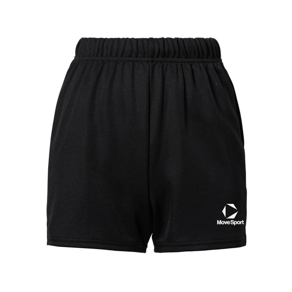 バレーボールパンツ ブラック/ホワイト 26 ムーブスポーツ レディス バレーボール ハーフパンツ バレーパンツ