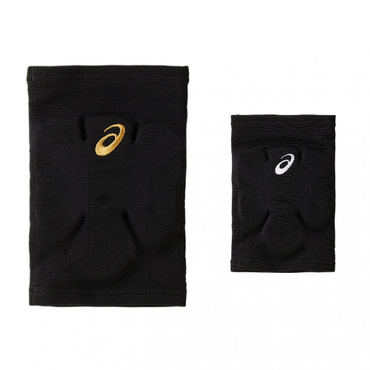 膝サポーター(ブラック×ゴールド-M)