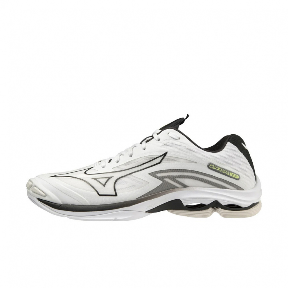 ミズノ ウエーブライトニング Z7 V1GA220009 メンズ レディース バレーボール シューズ 2E : ホワイト×ブラック MIZUNO