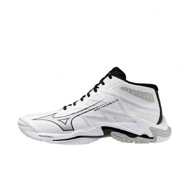 ウエーブライトニング エリート MID(ホワイト×ブラック-22.5cm)