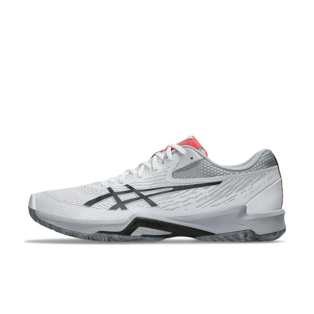 アシックス V-SWIFT FF 4 V-スイフト FF 4 1053A066 メンズ レディス バレーボール シューズ : ホワイト×ダークグレー asics