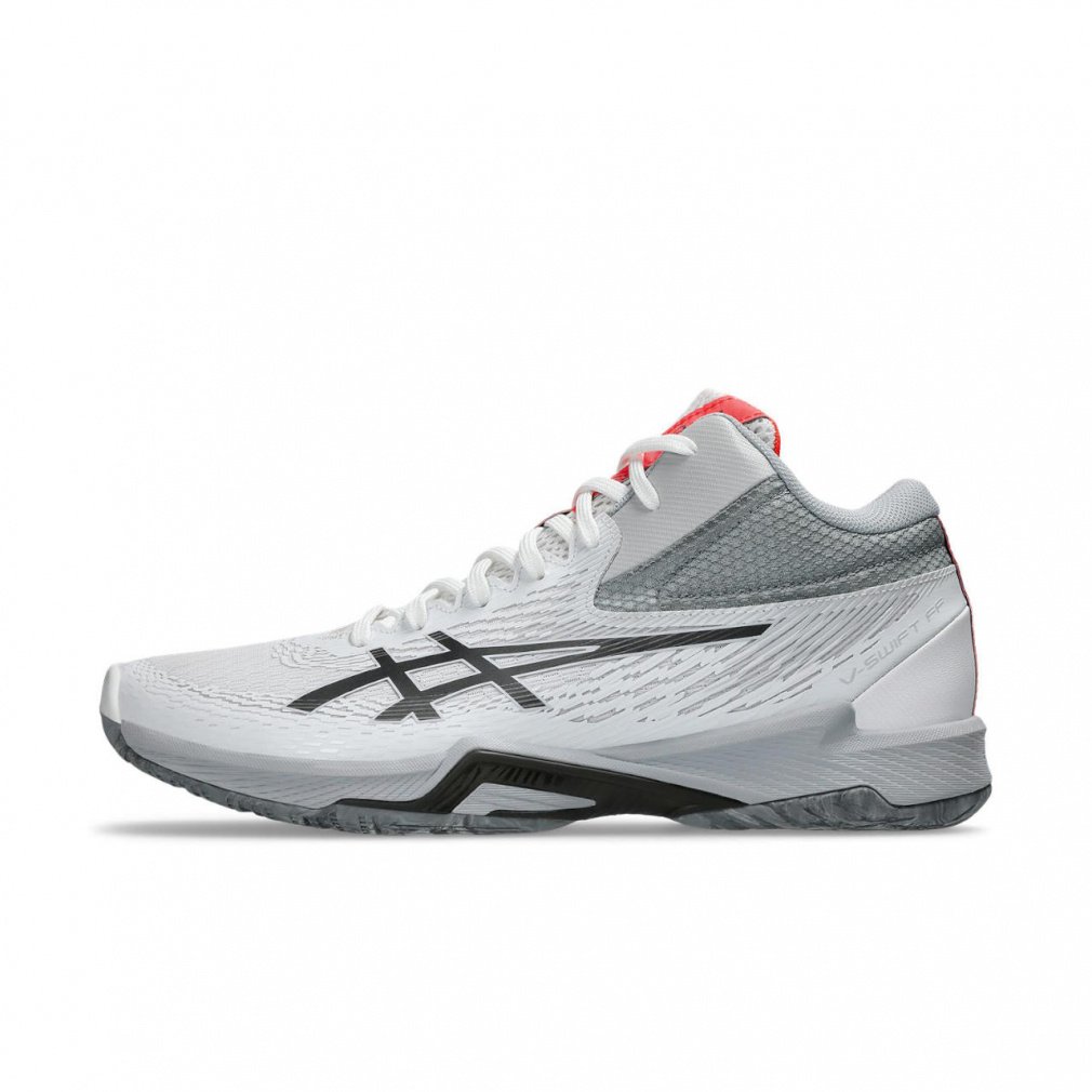 アシックス V-SWIFT FF MT 4 V-スイフト FF MT 4 1053A064 メンズ レディス バレーボール シューズ : ホワイト×ダークグレー asics