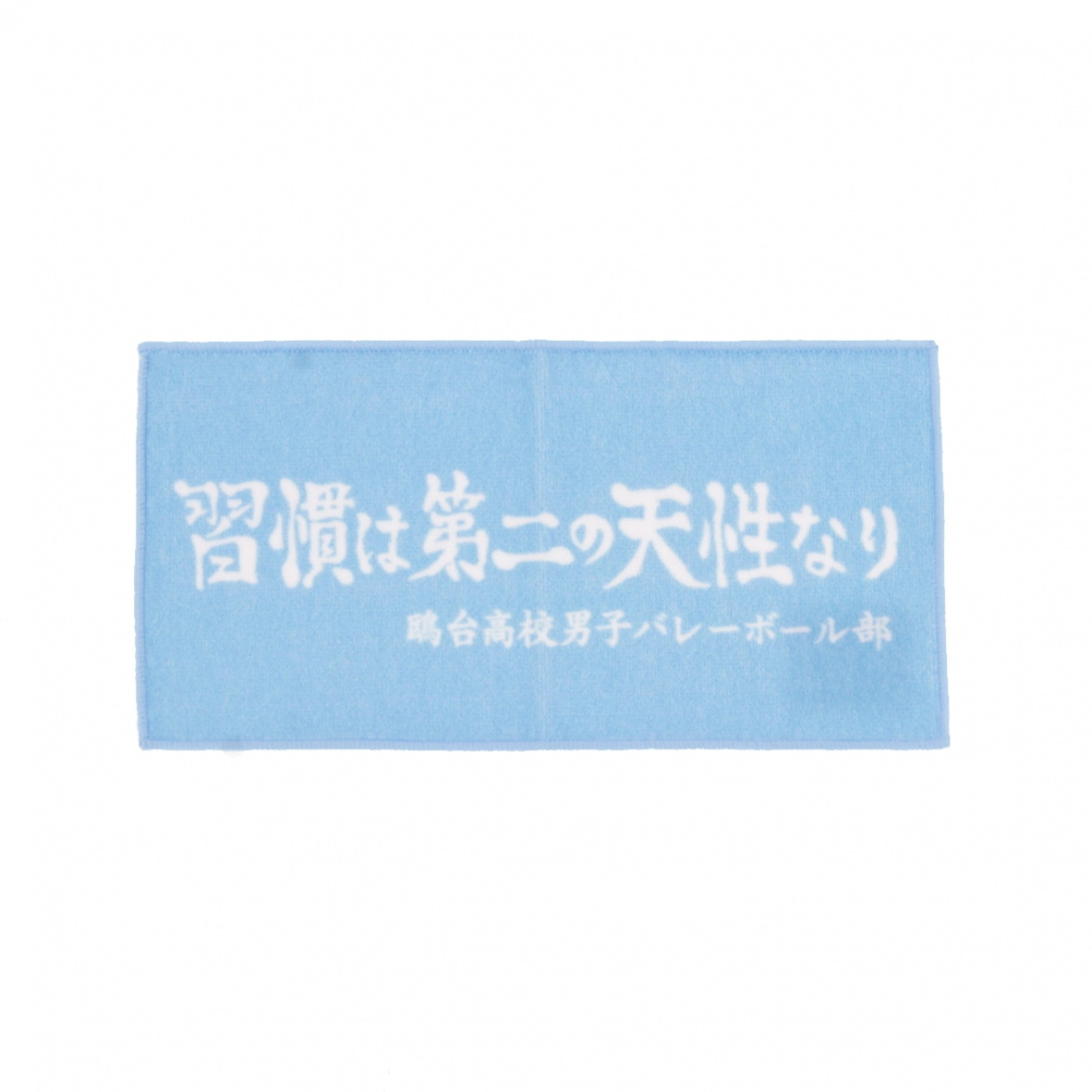 ハイキュー!! ハイキュー横断幕ハンドタオルハーフ鴎台 D713-436
