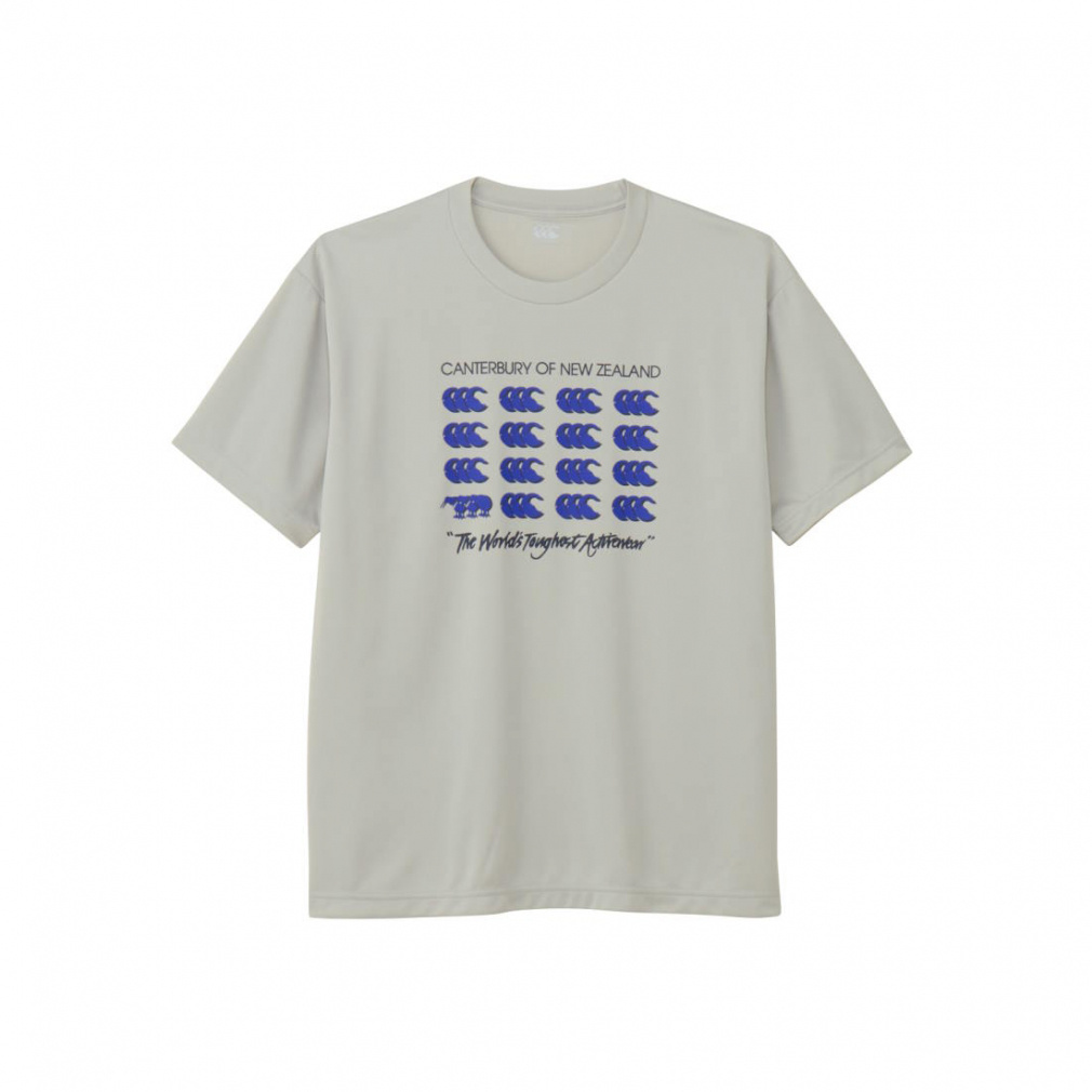 フレックスクールコントロールTシャツ(ライトグレー-M)