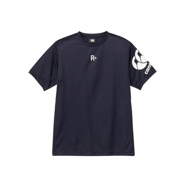 R+ FLEXCOOL CONTROL TEE アールプラス フレックスクールコントロールティー(ネイビー-M　メンズ)