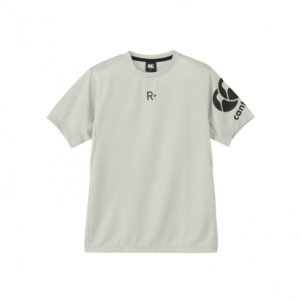 R+ FLEXCOOL CONTROL TEE アールプラス フレックスクールコントロールティー(ライトグレー-M　メンズ)