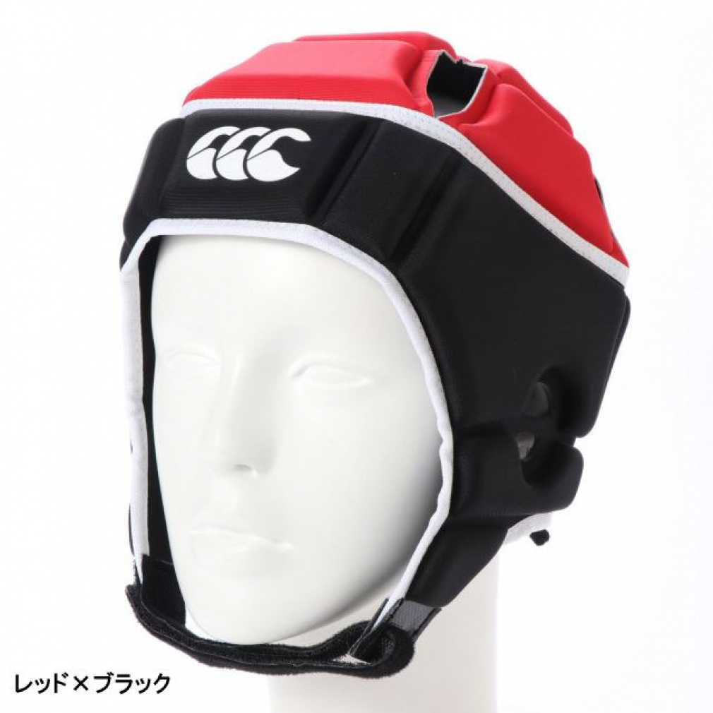 ヘッドキャップ(レッド×ブラック-M)