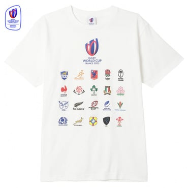 ラグビーワールドカップ2023 フランス 20 UNIONS COLLECTION Tシャツ