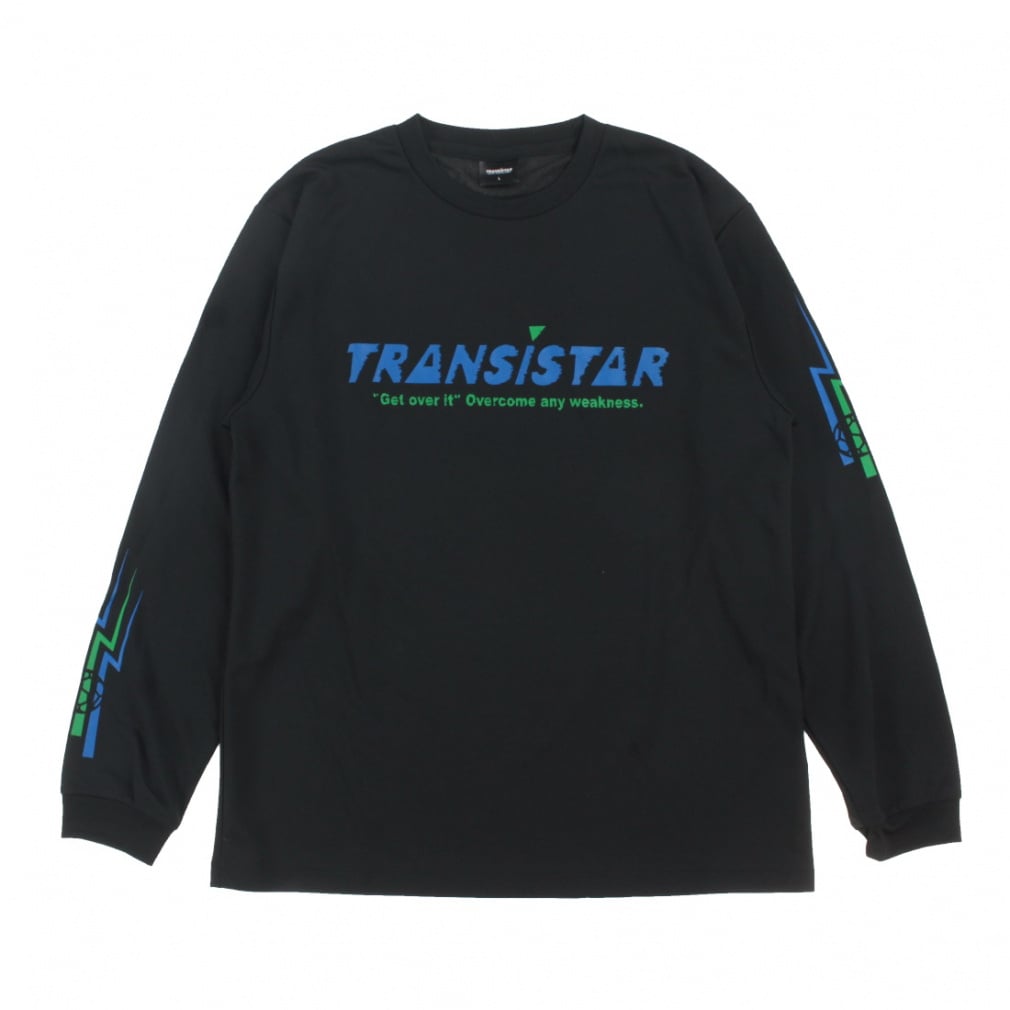 HB DRY L/S T-shirts SPEED(ブラック-M)