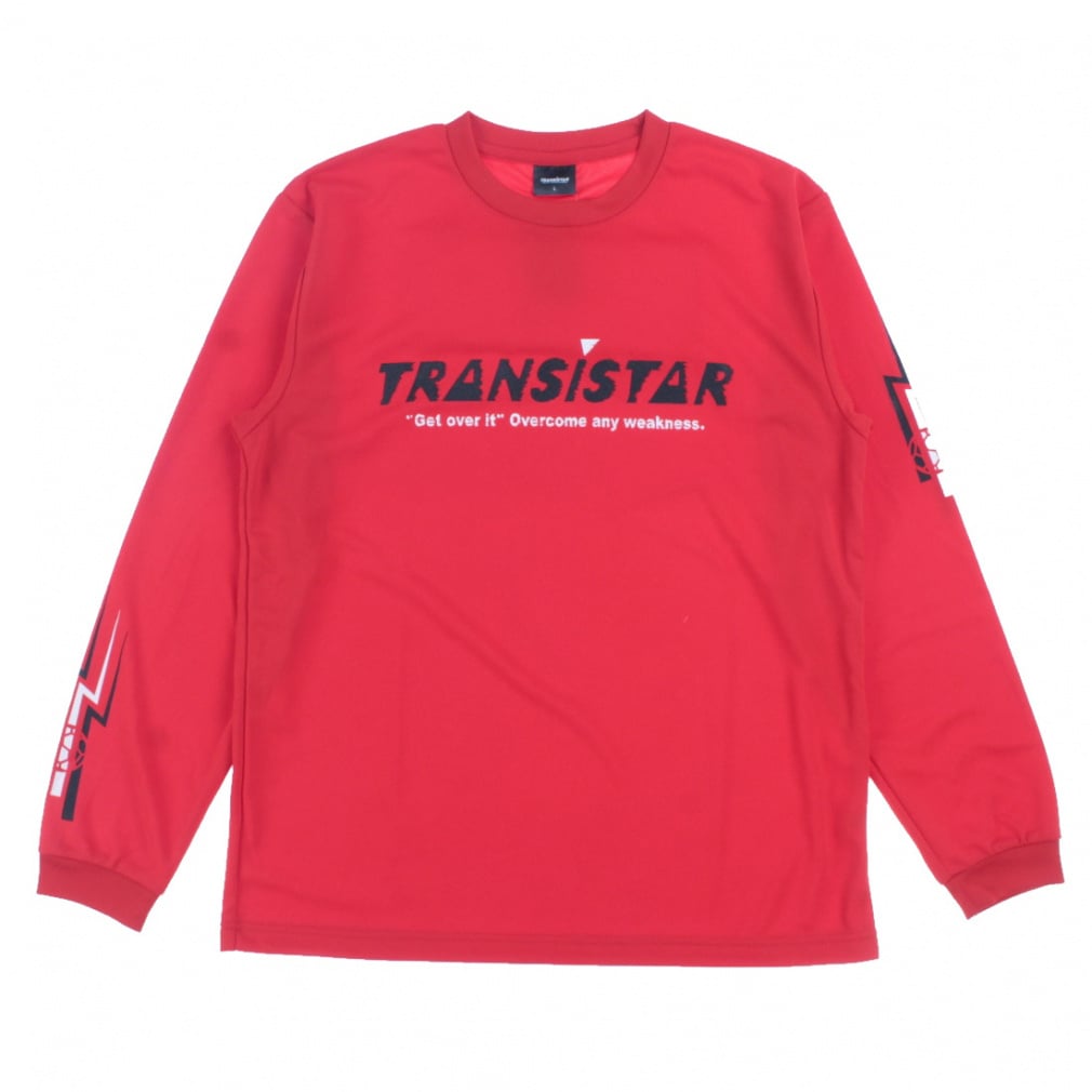 HB DRY L/S T-shirts SPEED(レッド-M)