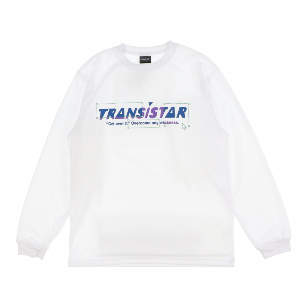 HB DRY L/S T-shirts BOUDINGBOX(ホワイト×ブルー-M)