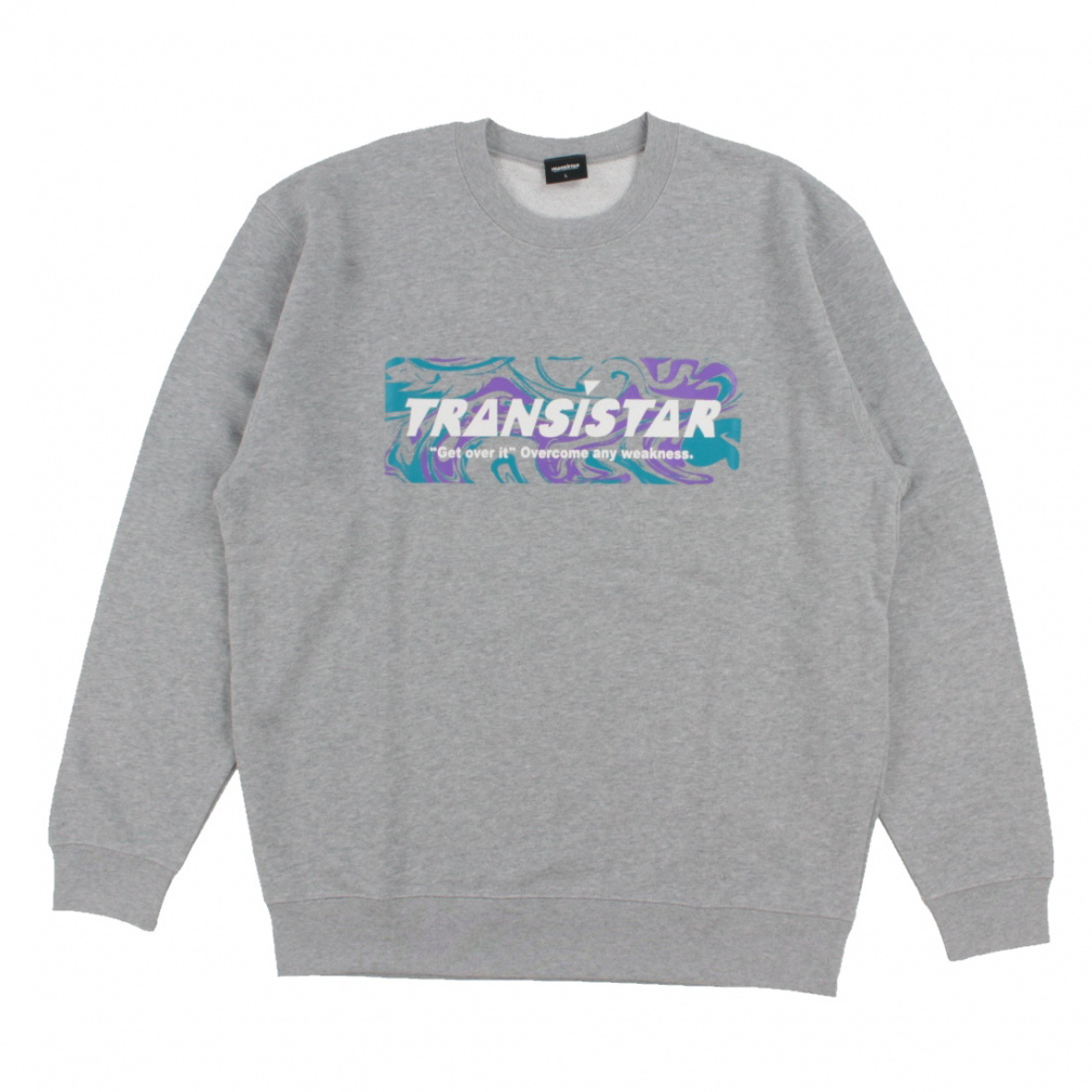 gWX^ Y fBX nh{[ EH[AbvVc HB Crew Neck Sweat MARBLE HB25SW01 TRANSISTAR