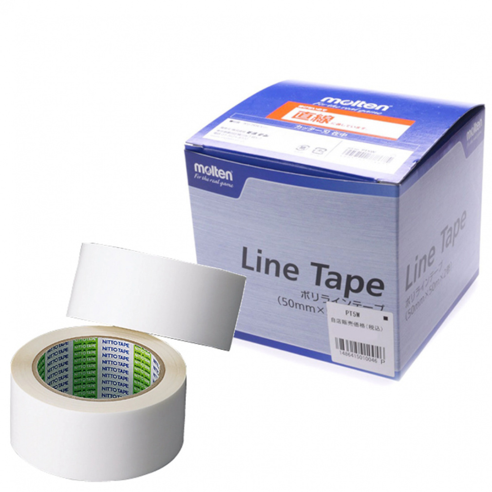 モルテン ポリラインテープ 幅5cm ハンドボール ラインテープ PT5W