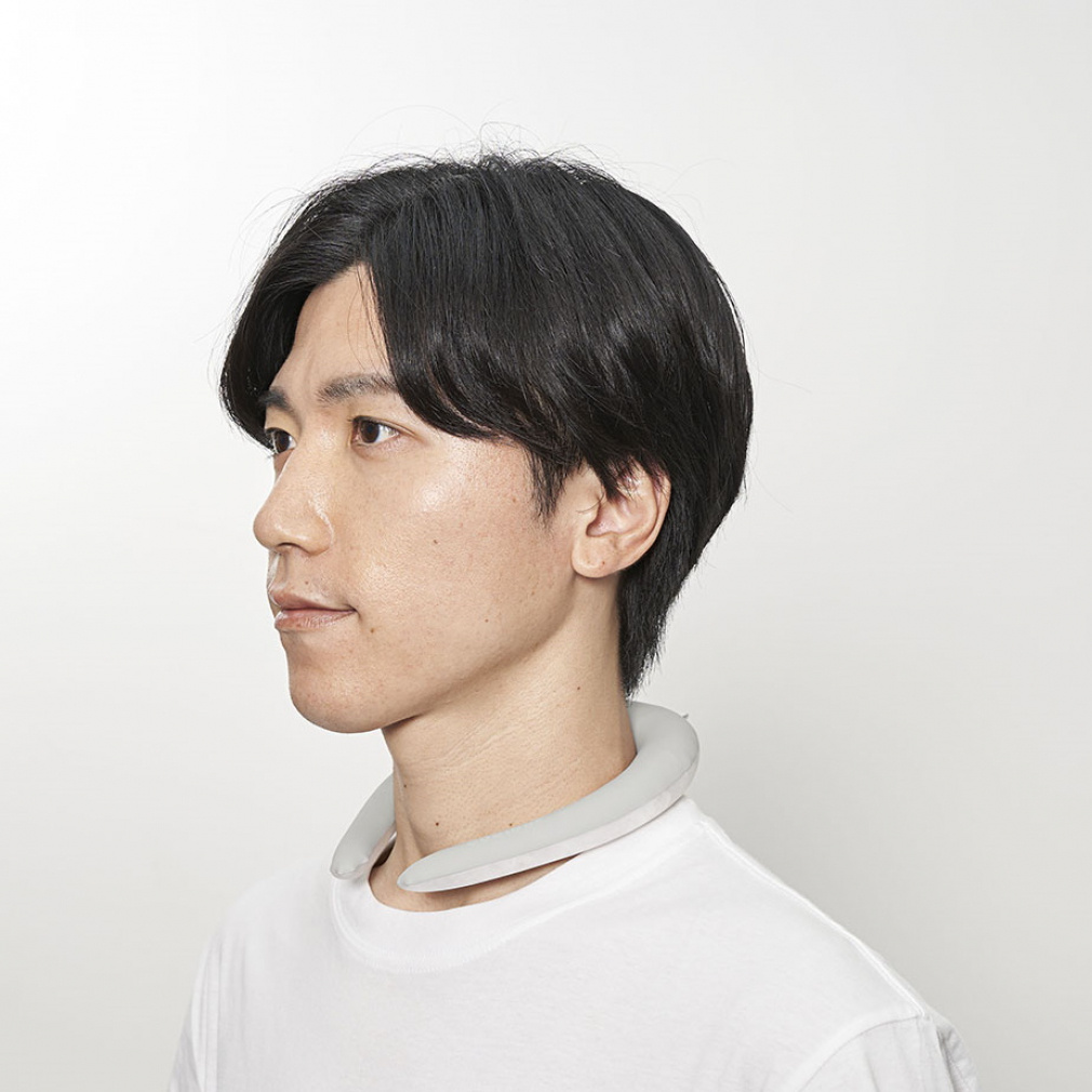 COOLOOP ネックリング Lサイズ ライトグレー