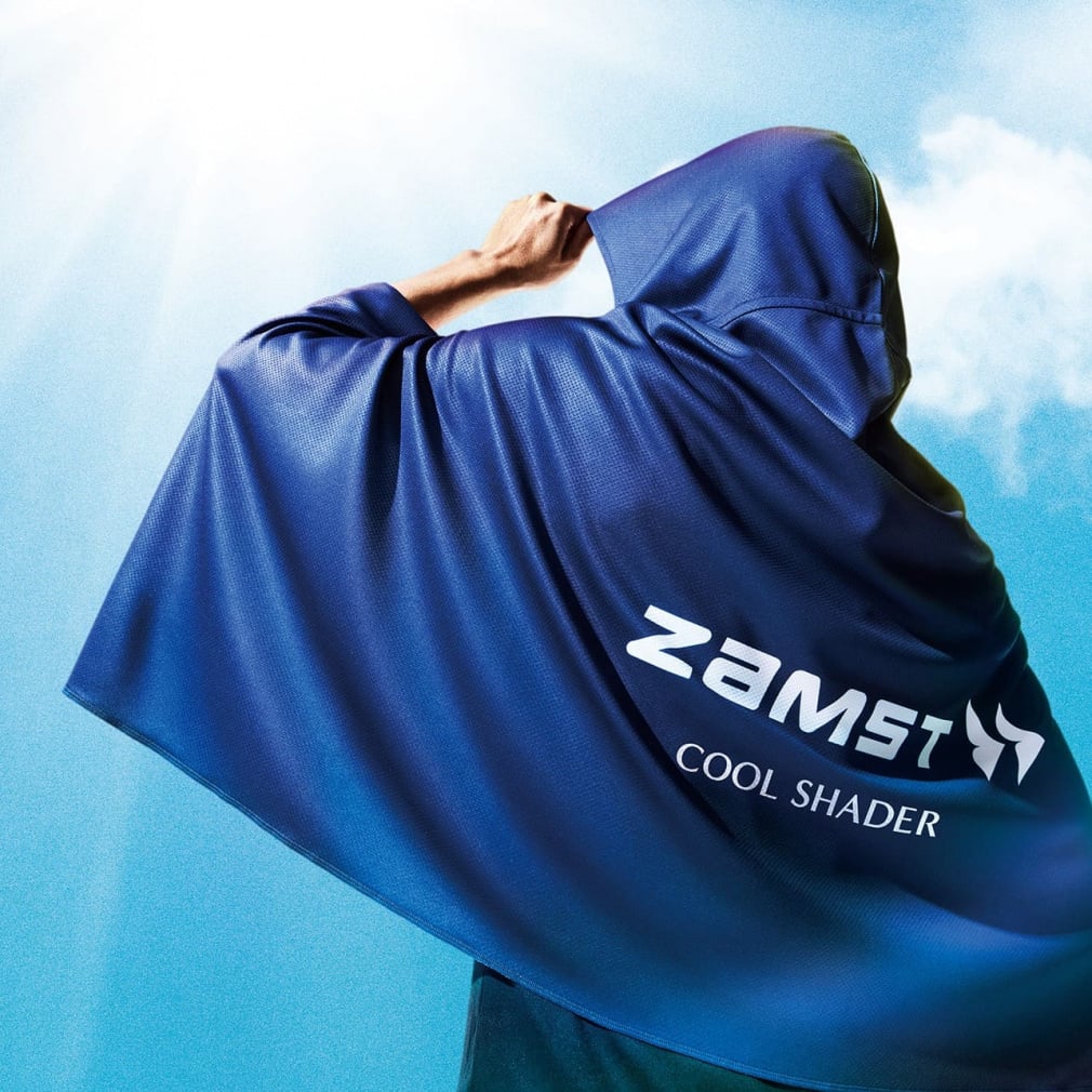 ザムスト COOL SHADER 389503 冷感ポンチョ 日よけ サッカー ZAMST