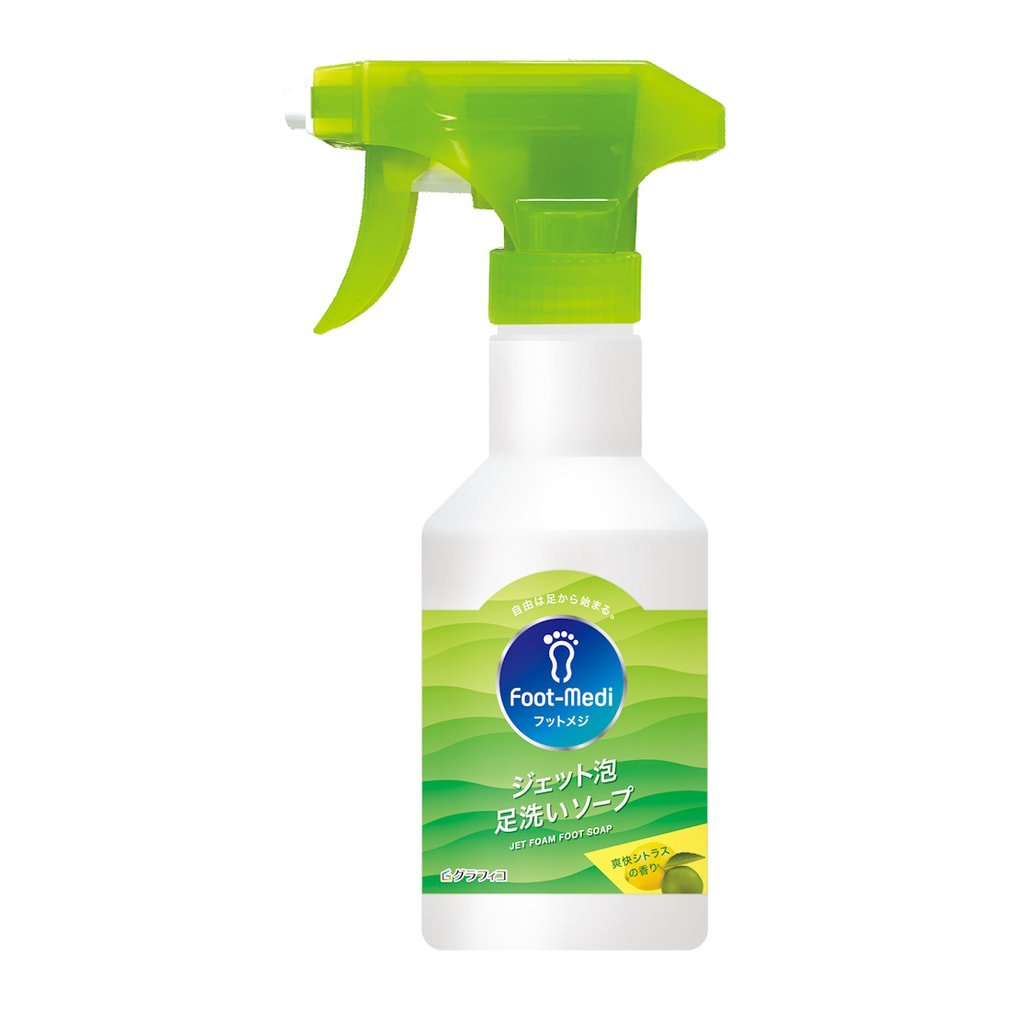 フットメジ ジェット泡 足洗いソープ 爽快シトラスの香り(-)