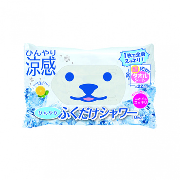ひんやりふくだけシャワー ミント＆グレープフルーツの香り
