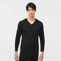 iHEAT +5℃インナー Vネック長袖インナー